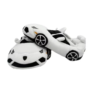 Custom Racing Shaped Indoor Plush Slippers Custom Fluffy Plush Indoor Racing Shaped Kids Custom Creative Racing Slipper Plush