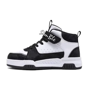 Custom Skate Shoes Sneakers Rubber Sole High Top Black School Shoes Kids Casual Sports Shoes for Children