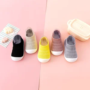 Custom Spring Babys Infant Toddler Cotton Shoes Deodorization Girls Boys Children Soft Moccasins Sneakers Walkers