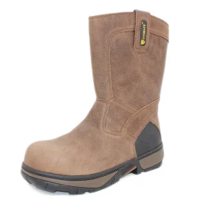 Custom Steel Toe Tactical Brown Safety Waterproof Dielectric Rubber Combat Boots