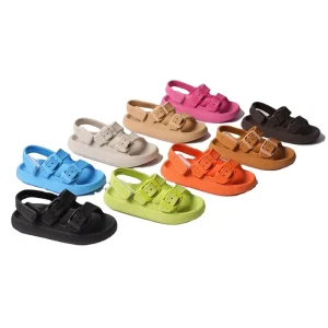 Custom Unisex Infant and Toddler Gladiator Sandals EVA Summer Slippers for Baby Girl and Boy