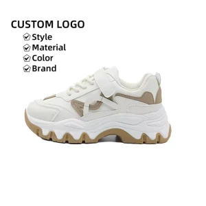 Custom Unisex Kids High Top Sneakers Breathable Printed Fashion Trend PVC Midsole Slip On Closure Skateboarding Walking Shoes PU