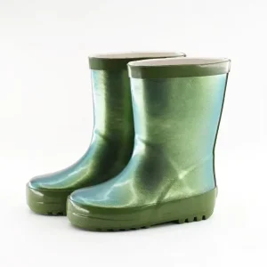 Custom Waterproof Pearl Effect Rain Boots for Kids Reusable for Summer and Autumn Seasons