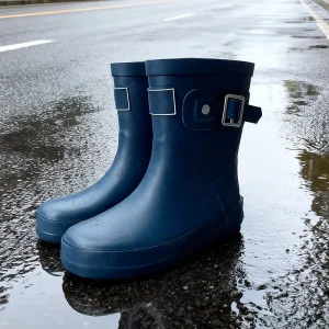 Custom Your Own Logo Kids Waterproof Mud Gumboots Children Rubber Rain Boots