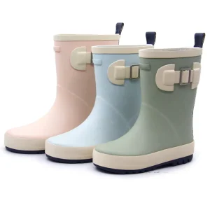 Custom Your Own Waterproof Girls Rubber Kids Gumboots Children’s Rubber Wellington Rain Boots for Kids
