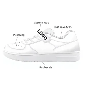 Custom logo Casual Sneaker Zapatos De Campus OEM Children Sports White Skate Shoes Student Shoes for Kids Board Shoes
