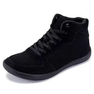 Custom logo Outdoor Men’s Canvas Minimalist Barefoot Shoes Wide Toe Box Zero Drop Men Kids