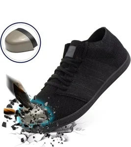 Custom logo Walking Safety Shoes for Men Women Work Barefoot Safety Shoes Steel Cap Minimalist Construction Site Manufacturer