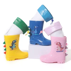 Customizable Children’s Rain Boots with Removable Fleece Inserts for Warmth