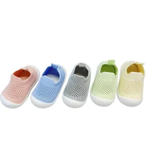 Customizable Infant Walking Shoes Breathable Soft Sole Non Slip Flat Summer Baby Toddler Sock Shoes