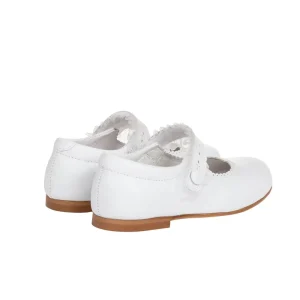 Customize Children Genuine Leather Classic Mary Jane Dress Shoes Design Princess Toddler Girl Scallop Shoes for Kids Girl