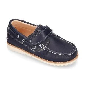 Customize Children Spring Summer Casual Shoes EVA Sole Moccasin Kids Leather Boat Shoes for Boys