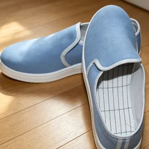 Customize Logo/colors Washable Canvas PU/SPU Sole Clean Room Shoes Anti-static ESD Safety Work Shoes Men For Industrial