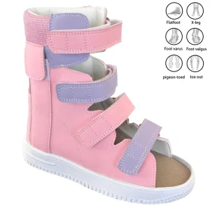 Customized Adjustable Corrective Sandals Toddler Footwear High Cut Pediatric Rehabilitation Medical Orthopedic Shoes for Kids