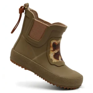 Customized Ankle Bootie Lightweight Kids Rubber Boots Anti slip Waterproof Rain Boots