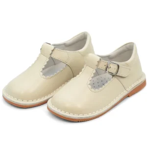Customized Anti-Slip Flat School Shoes for Kids Children’s Mary Jane Style Soft Rubber Sole Fashion Leather Spring Summer
