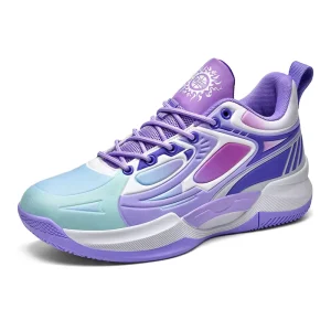 Customized Brand Logo Men’s Women’s Basketball Shoes Professional Hollow Sole Breathable Mesh Outdoor Sports for Boys Female