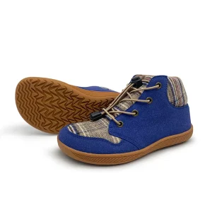 Customized Children’s Wide Toe Casual Flats Kid’s Barefoot Shoes with Leather Upper Material for Winter Season