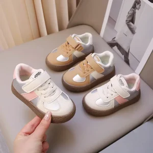 Customized China Kids Sport Shoes Rubber Little Girls Designer Casual Footwear Fashion Soft Boys’ Children’s Sneakers