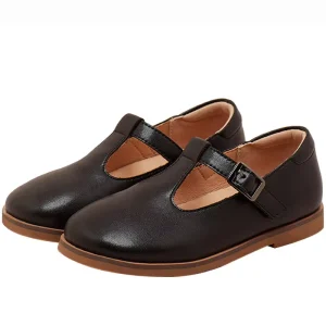Customized Fashion Leather T Strap Mary Jane Footwear School Soft Rubber Sole Kids Children’s Uniform Dress Casual Shoes