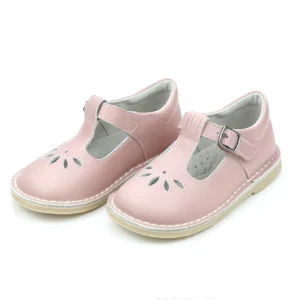 Customized Kids Children’s Flat Dress Shoes Fashion Leather T Strap Mary Jane Style Soft Rubber Sole for Casual Uniform First