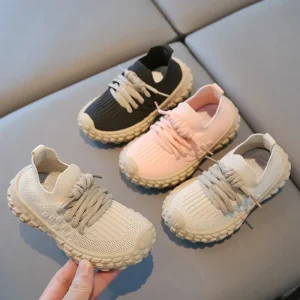 Customized Original Kids School Shoes Fashion Mesh Breathable Footwear for Children Boys New Sport Boy Child Sneaker