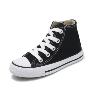 Customized Student Sneakers High Top Canvas Shoes for Kids Unisex Fashion Children’s Casual Shoes Boys and Girls