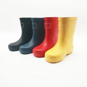 Customized Waterproof Kids Rain Boots Anti slip Rubber Boots EVA Ankle Rainboots for Children