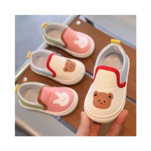 Cute Baby Footwear Summer Children Fashion Trend Casual Shoes for Kids New Design Cartoon Soft Girls Canvas Shoes