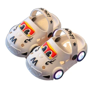 Cute Car Design Light Weight Anti Slippery Flat Summer Beach Slippers Unisex EVA Children’s Eva Sandals Eva Kids Sandals