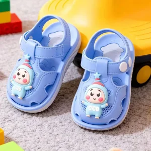 Cute Cartoon Casual Outdoors Beach Children Sandals Anti slip Hard Wearing Comfort Walking Shoes for Little Baby
