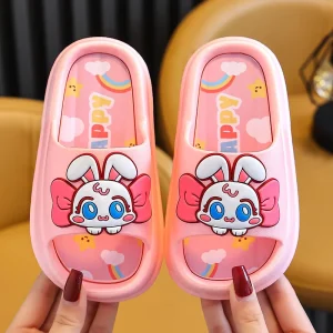 Cute Cartoon Children’s Slippers New Indoor Non slip Fashion Boys and Girls Word Summer Slippers