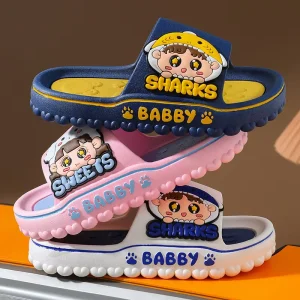 Cute Cartoon Girl Infant Sandals Soft Sole Breathable Slippers for Children’s Summer and Spring Wear