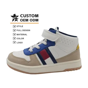 Cute Classic Thick Sole Breathable Lightweight Anti Slip Slip On Unisex Children’s Sneakers for School Kids Winter Spring