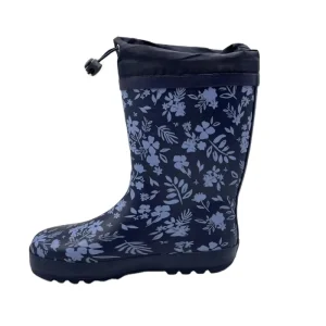 Cute Customized Made Kids Gumboots Drawstring Wellington Boots Elastic Rain Boot