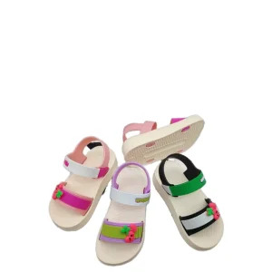Cute Fancy Kids Sandals EVA Rubber Plastic slippers for Girls