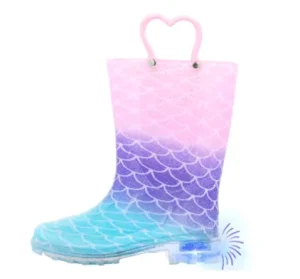 Cute Fashion High Quality Custom Pvc Rain Boots for Kids