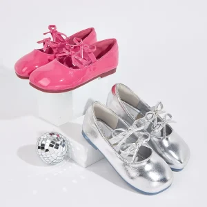 Cute Good Girls’ Summer Dance Shoes Girl Non Slip Soft Sole Leather Party Wedding Princess Shoes