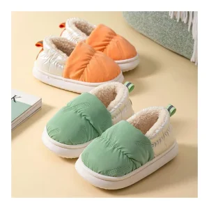 Cute Kids Slipper Indoor Non slip Soft Plush Warm Winter Slippers for Kids Boys and Girls Fluffy Furry Children Slippers