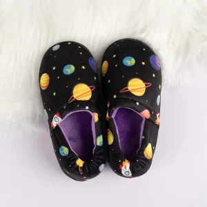 Cute Plush Home Children Slippers Customized Soft Fuzzy with TPR Outsole Anti-slippery Feature for Winter