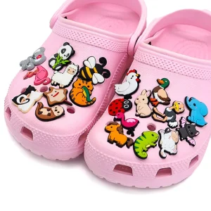 Cute Rubber Animals Shoe Charm Custom Clogs Shoelaces Decor Accessories Creative DIY Funny Trends Cats Dogs Bulk