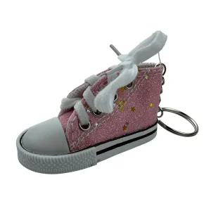 DIY Handmade Creative Key Ring Dog Keychain Converse Shoe Style Mini Canvas Shoe Keychain for Fashion Gifts