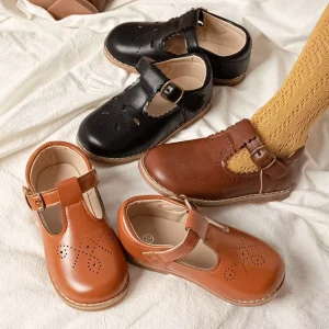 DZ NPF Designer Shoe Dress Shoe Girl Campus Flat Shoe Children’s Shoe Mary Jane Leather Shoe Toddler Girl Shoe for Kids