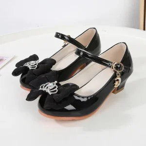 DZ NPF Girl Shoe Kids Designer Shoe Casual Shoe Black Shoe Mary Jane Formal Dress Shoe Kids School Shoe for Boy and Girl