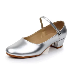 Dance Shoes for Women Low Heel Ballroom Dance Shoes Salsa Latin Practice Dancing Shoes Cuban Heels 1.5 Inch