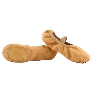 Dance Women’s Ballet Shoes Stretch Canvas Performa Dance Slippers Split Sole for Girls Adult