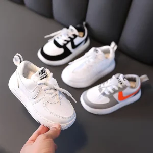 Design Toddler Baby First Walker Shoes Boys Fashion Sport Children Footwear Custom Casual Sneakers for Kids and Girls