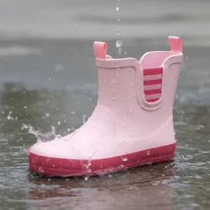 Design Your Own Waterproof Kids Unisex Midi Chelsea Wellington Rain Boots Girls Children Height Increasing Rubber Gumboots