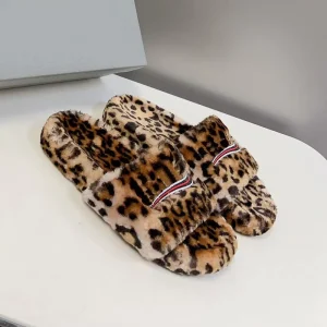 Designer Slides Men Women Slippers Ladies Wool Winter Fur Fluffy Furry Warm Letters Sandals Size 35 47