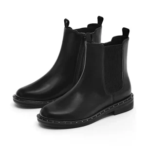Dongguan Leather Pull On Waterproof Rain Short Ankle Boots Kid Chelsea Boot Factory